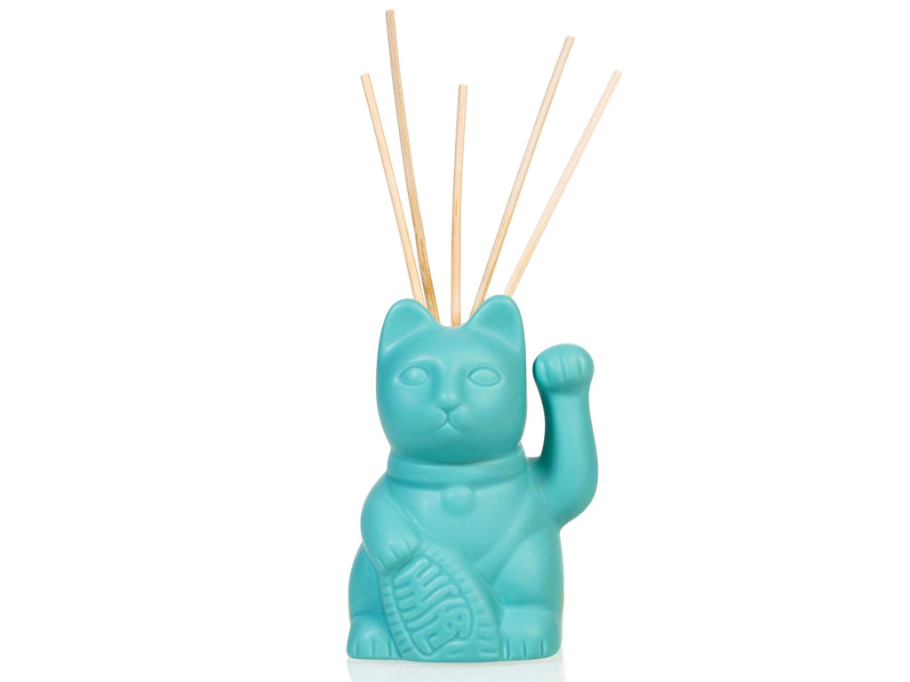 Diffuseur de Parfum Chat Chanceux Bleu – 40 ml – Bitten