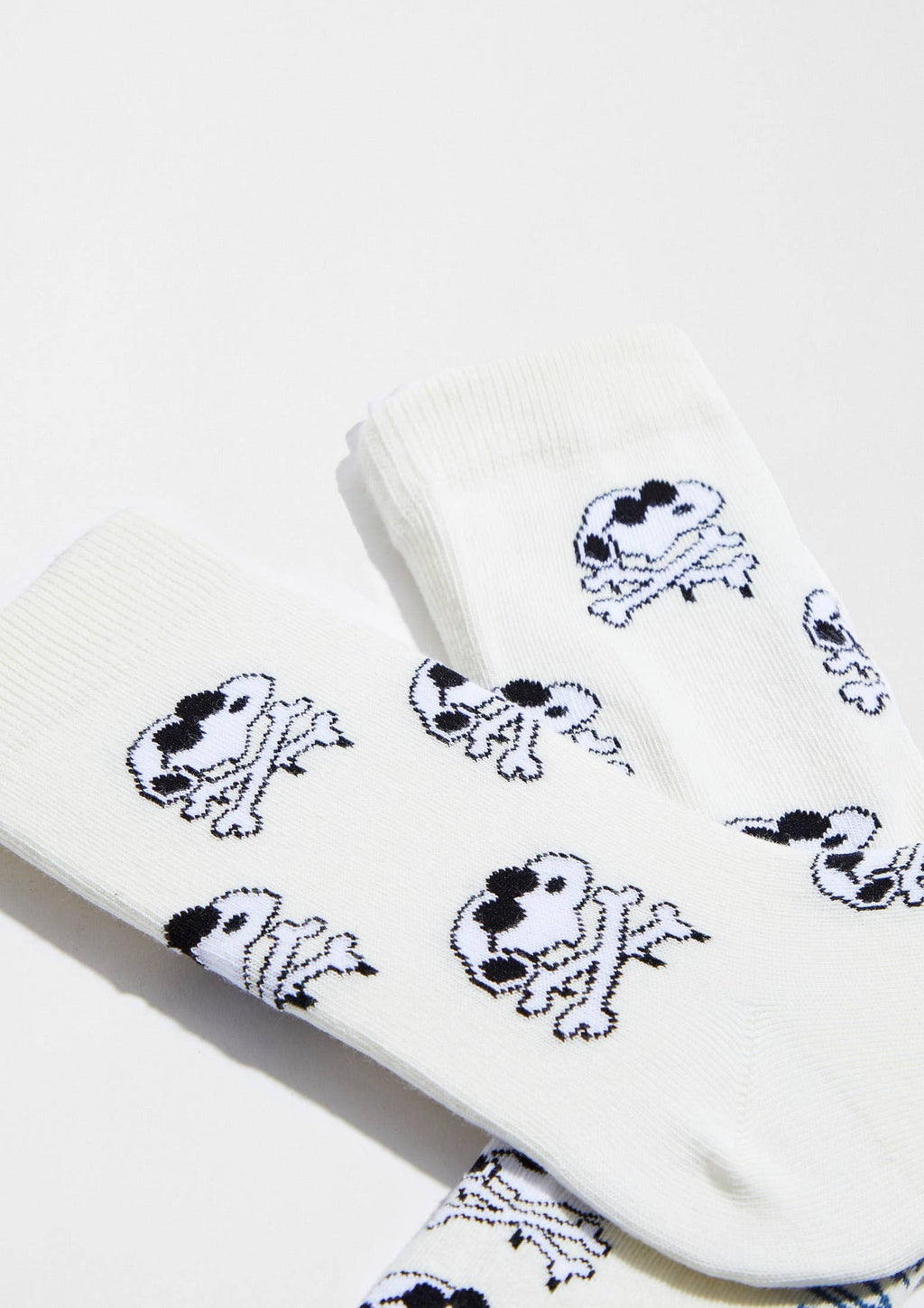 Chaussettes BeSnoopy Skull OffWhite | Objetos de diseño y regalos originales