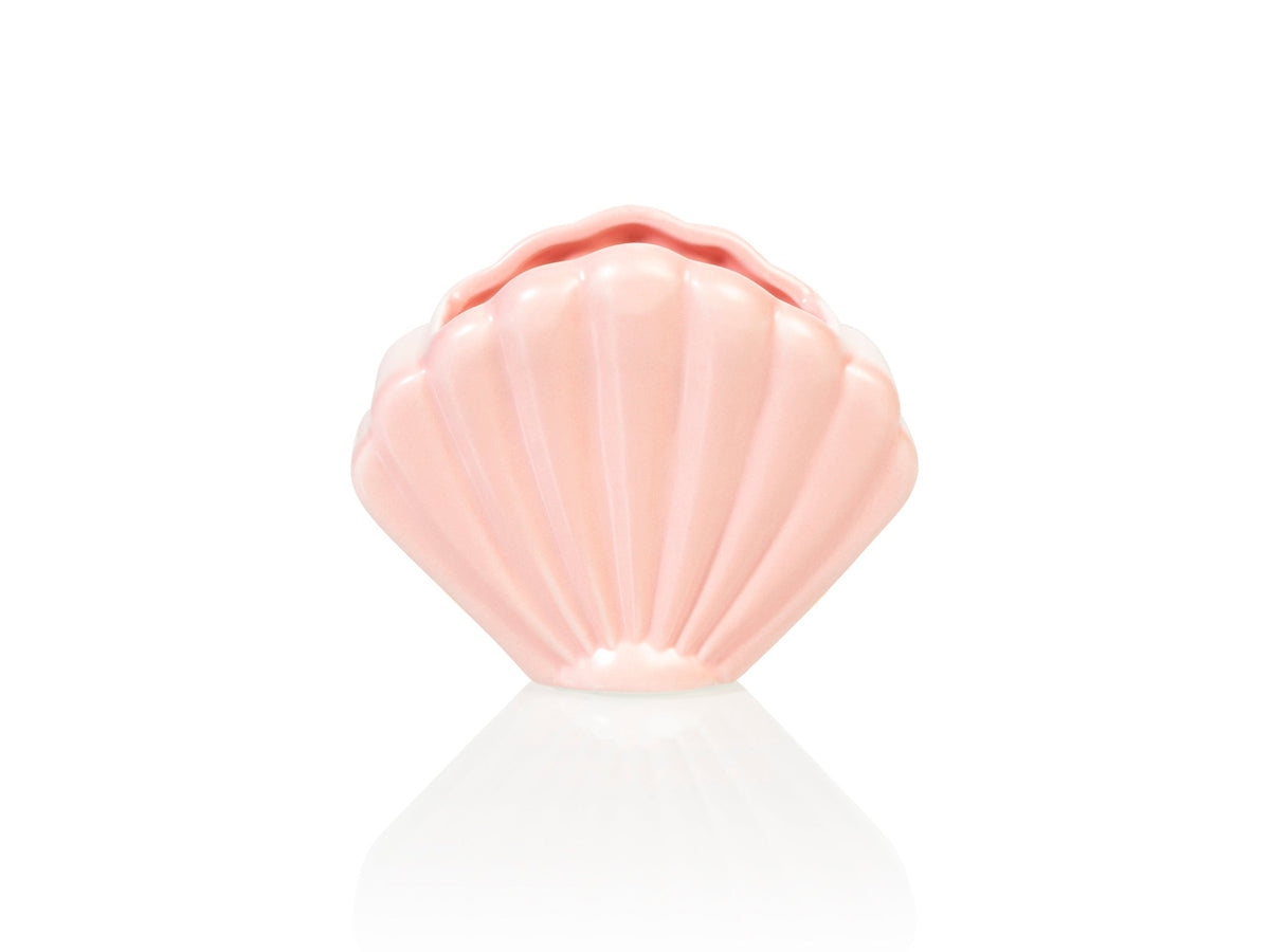 Pot de Fleur Coquillage Rose – Grand