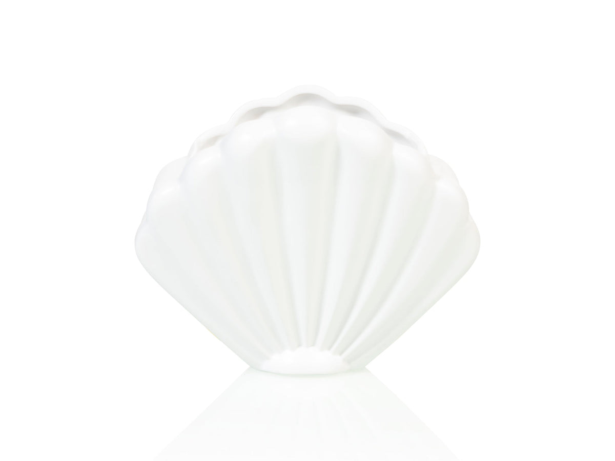 Pot de Fleur Coquillage Blanc – Grand