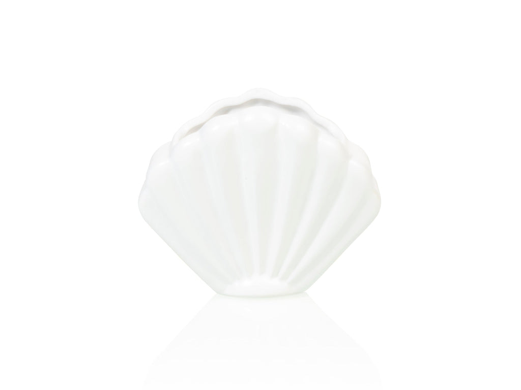 Pot de Fleur Coquillage Blanc – Petit – Bitten