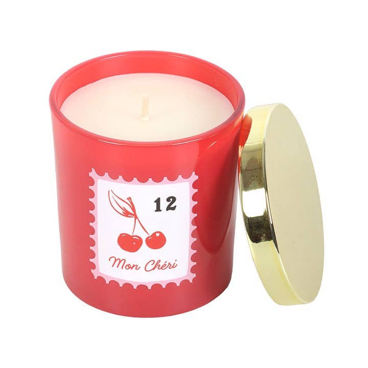 Bougie Saint-Valentin Fleur de Cerisier « Mon Cheri »