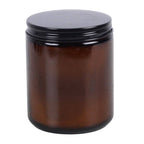 Lot de 4 bougies en pots ambrés d'apothicaire de sorcière