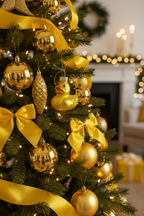 Yellow Bath Duck Christmas Ball