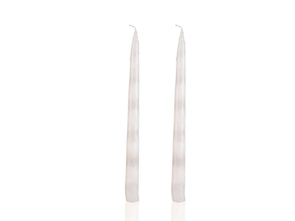Bougies Coulantes Blanches – Lot de 2