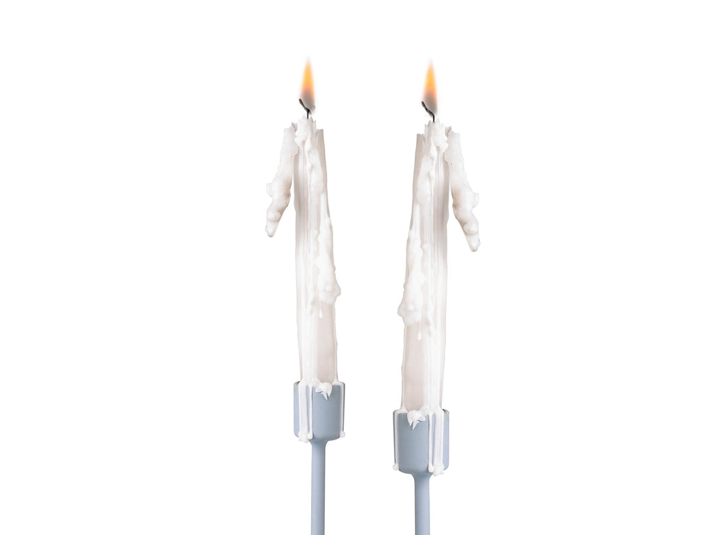 Bougies Coulantes Blanches – Lot de 2 – Bitten