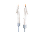 Bougies Coulantes Blanches – Lot de 2 – Bitten