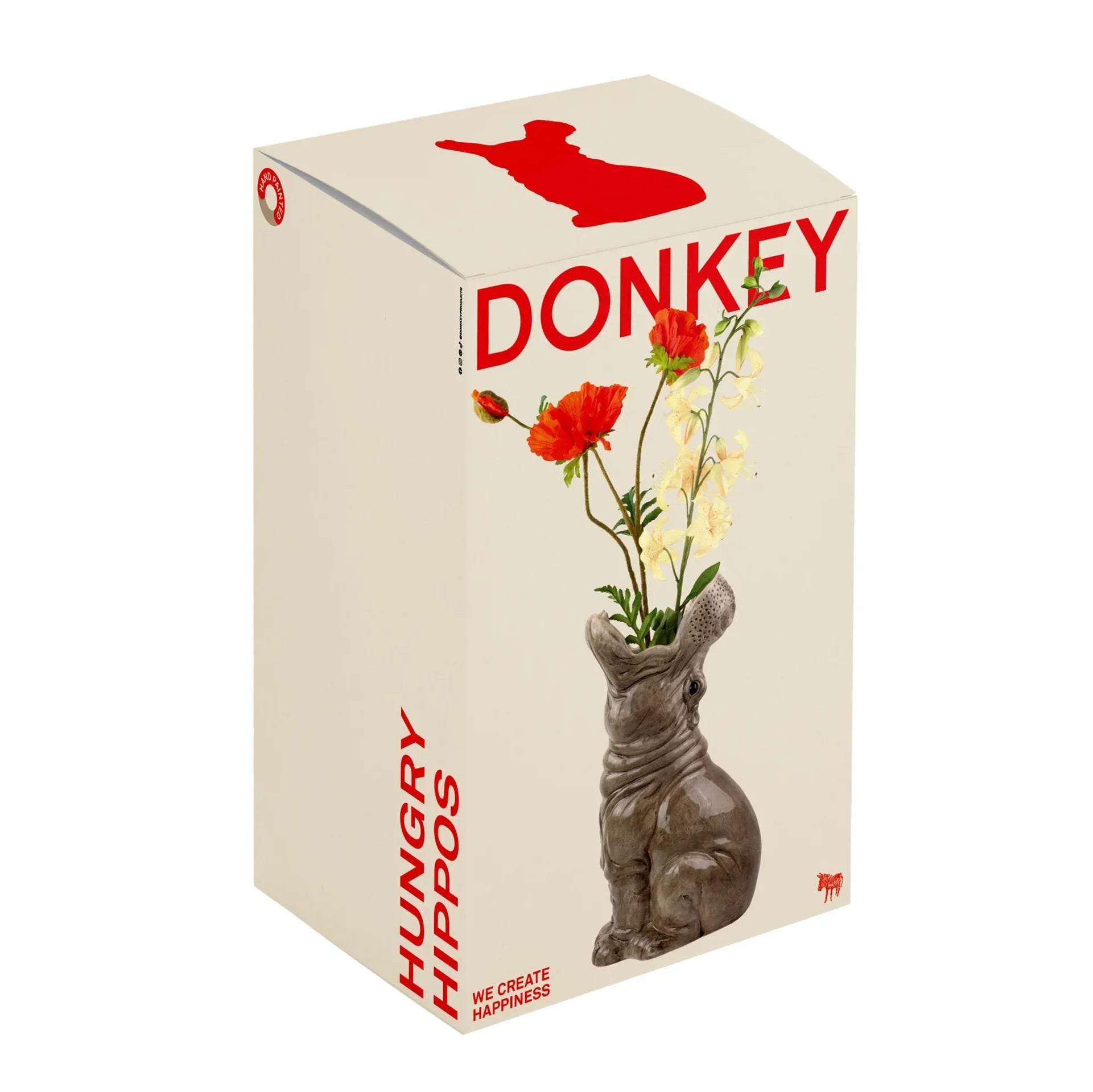 Grand Vase Hippopotame Hungry Hippos | Design-lahjat ja sisustustuotteet