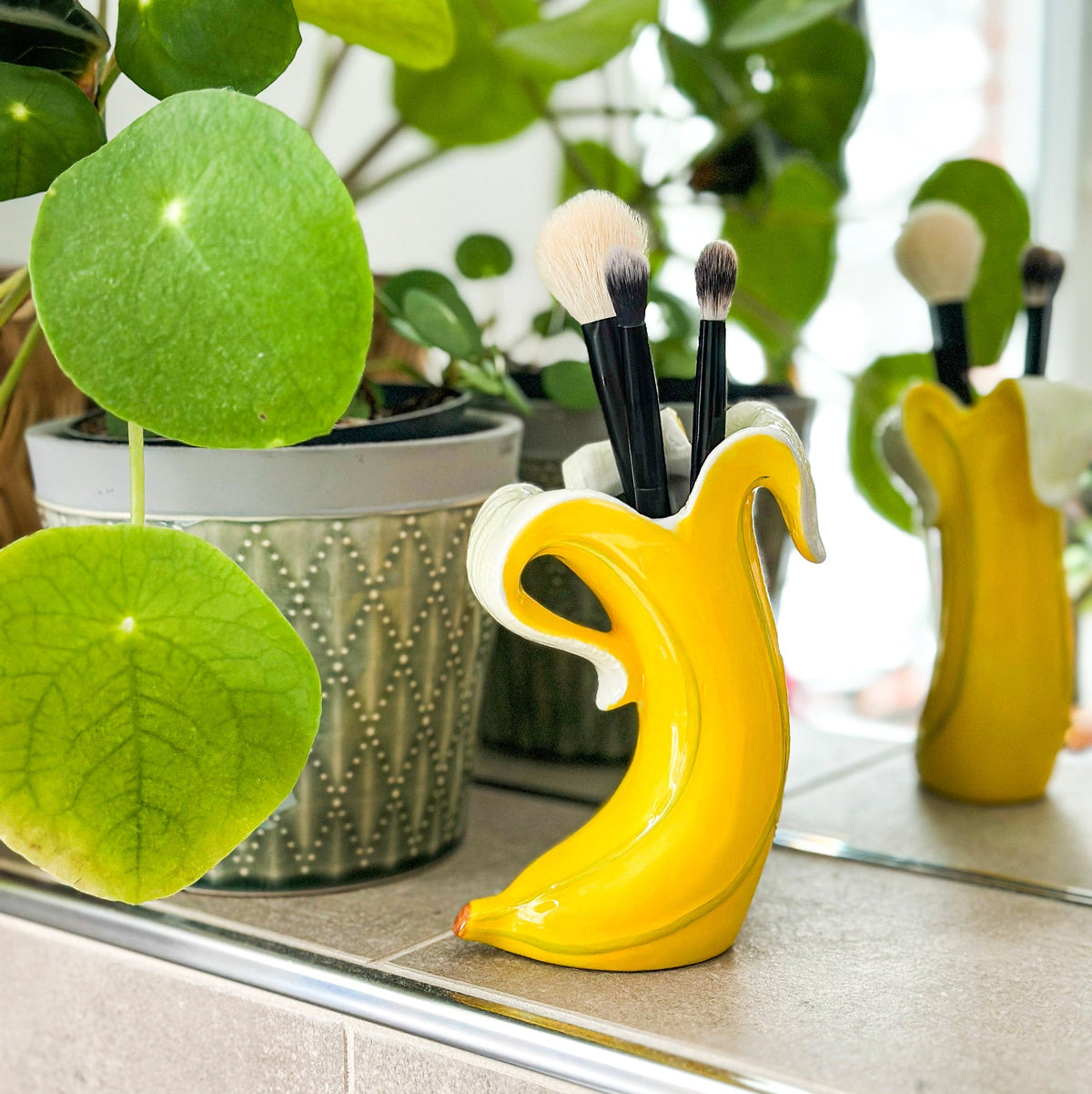 Kleine Vase Bananenromanze
