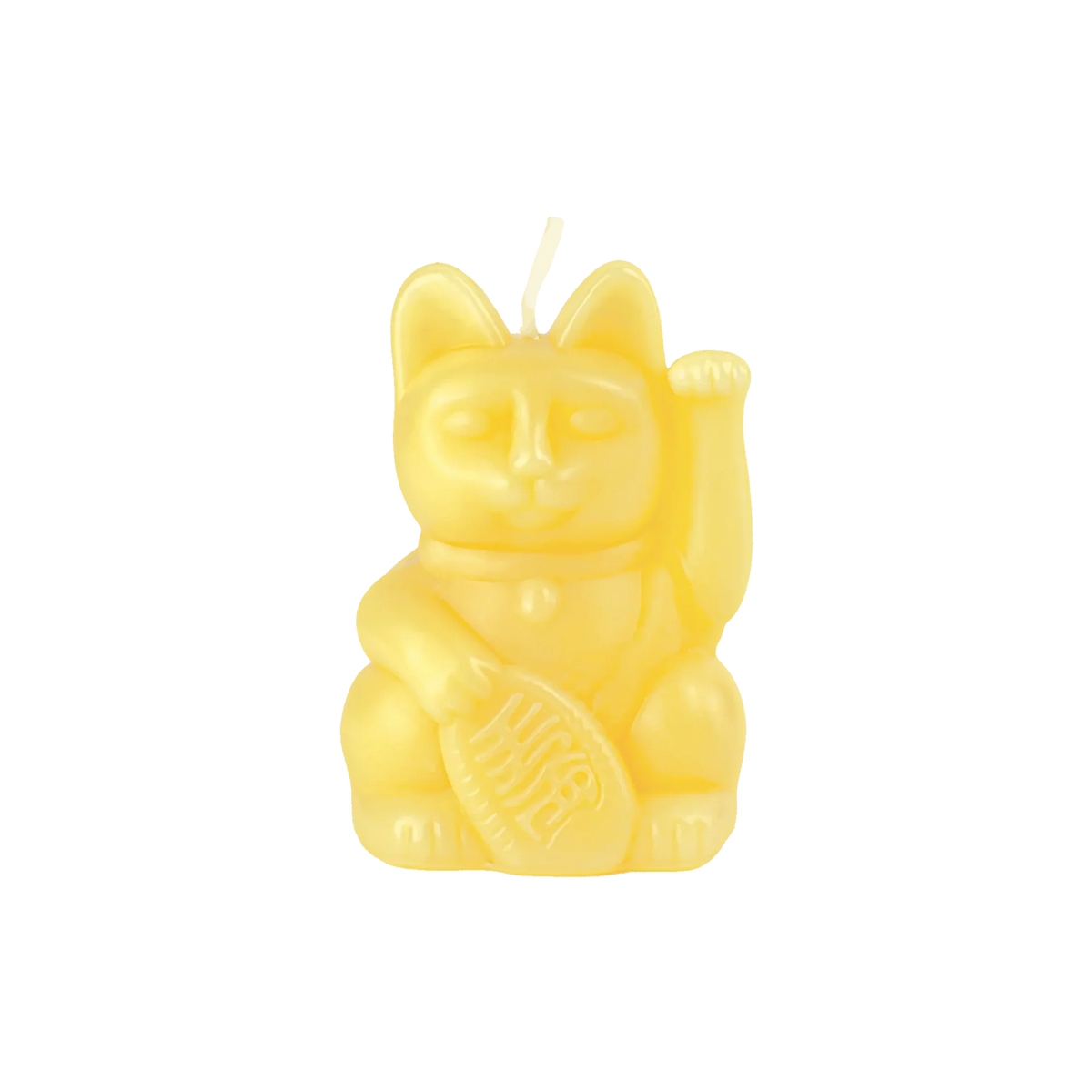 bougie chat chanceux jaune donkey