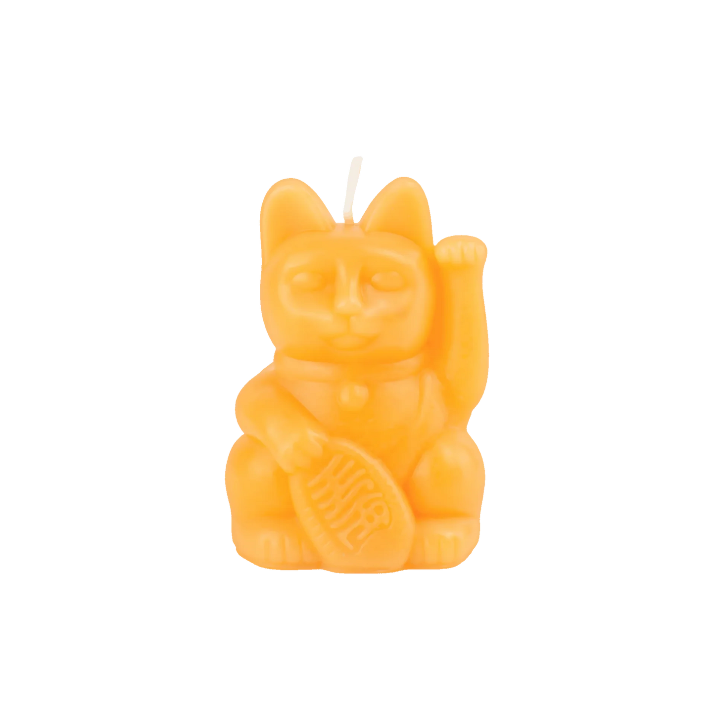 Lucky Cat Peach Candle