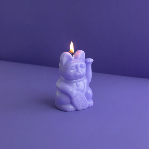 bougie chat chanceux lilas donkey