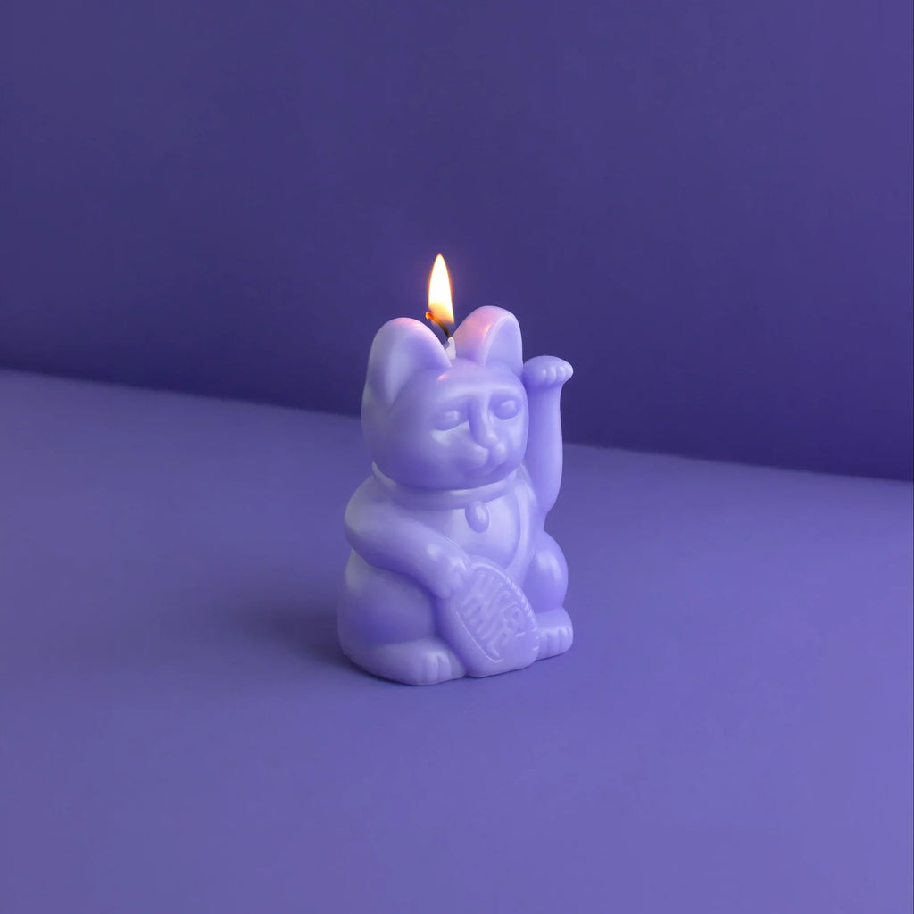 bougie chat chanceux lilas donkey