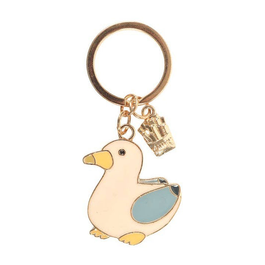 Seagull and French Fries Keychain