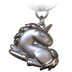 Oggetto regalo di design – porte cles licorne sleepy fabach FABACH_Sleepy_Einhorn_goldsilber 