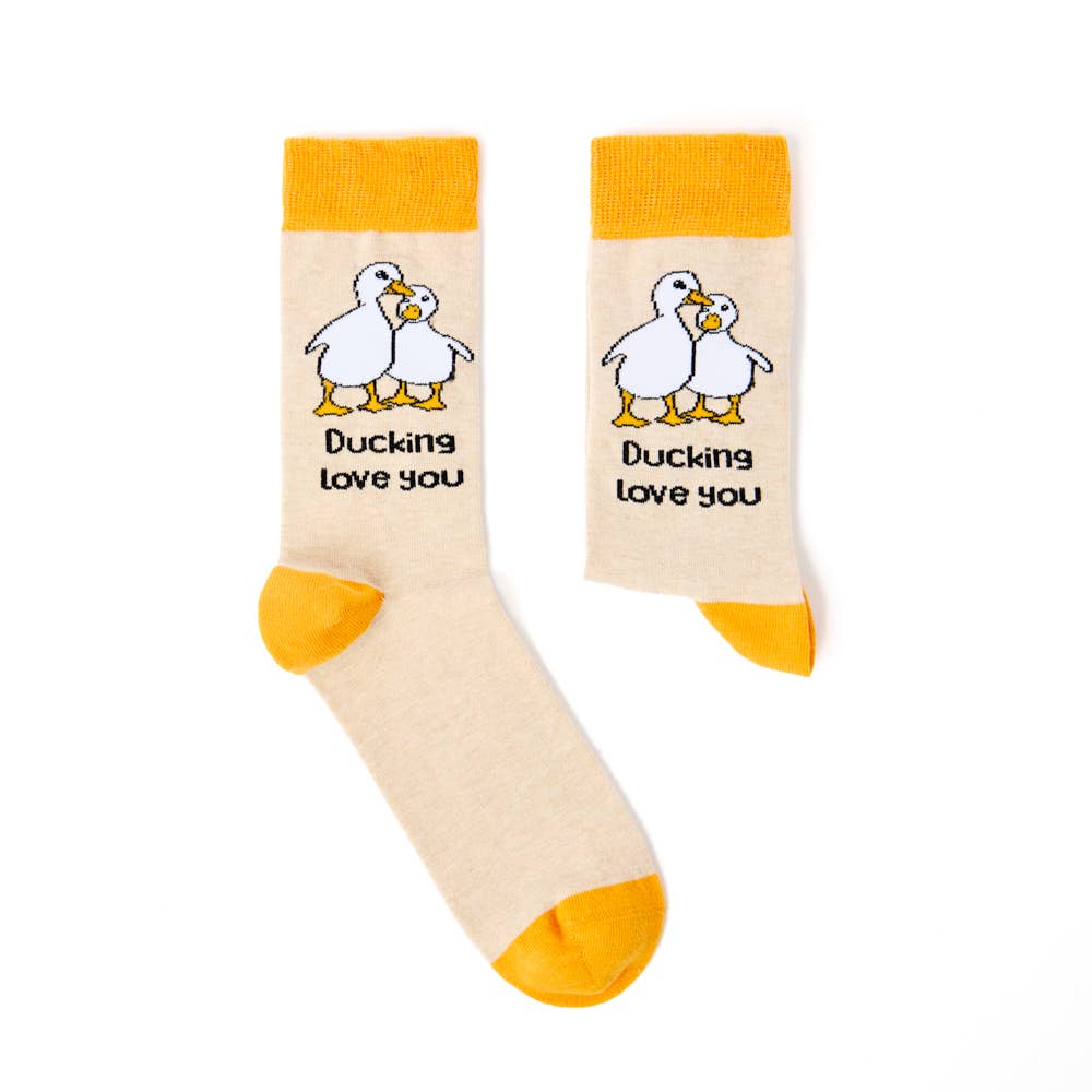 Chaussettes Canard "Ducking Love You" | Oggetti di design e regali originali