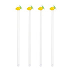 Agitateurs à cocktail en verre Citron | Designproducten en originele cadeaus