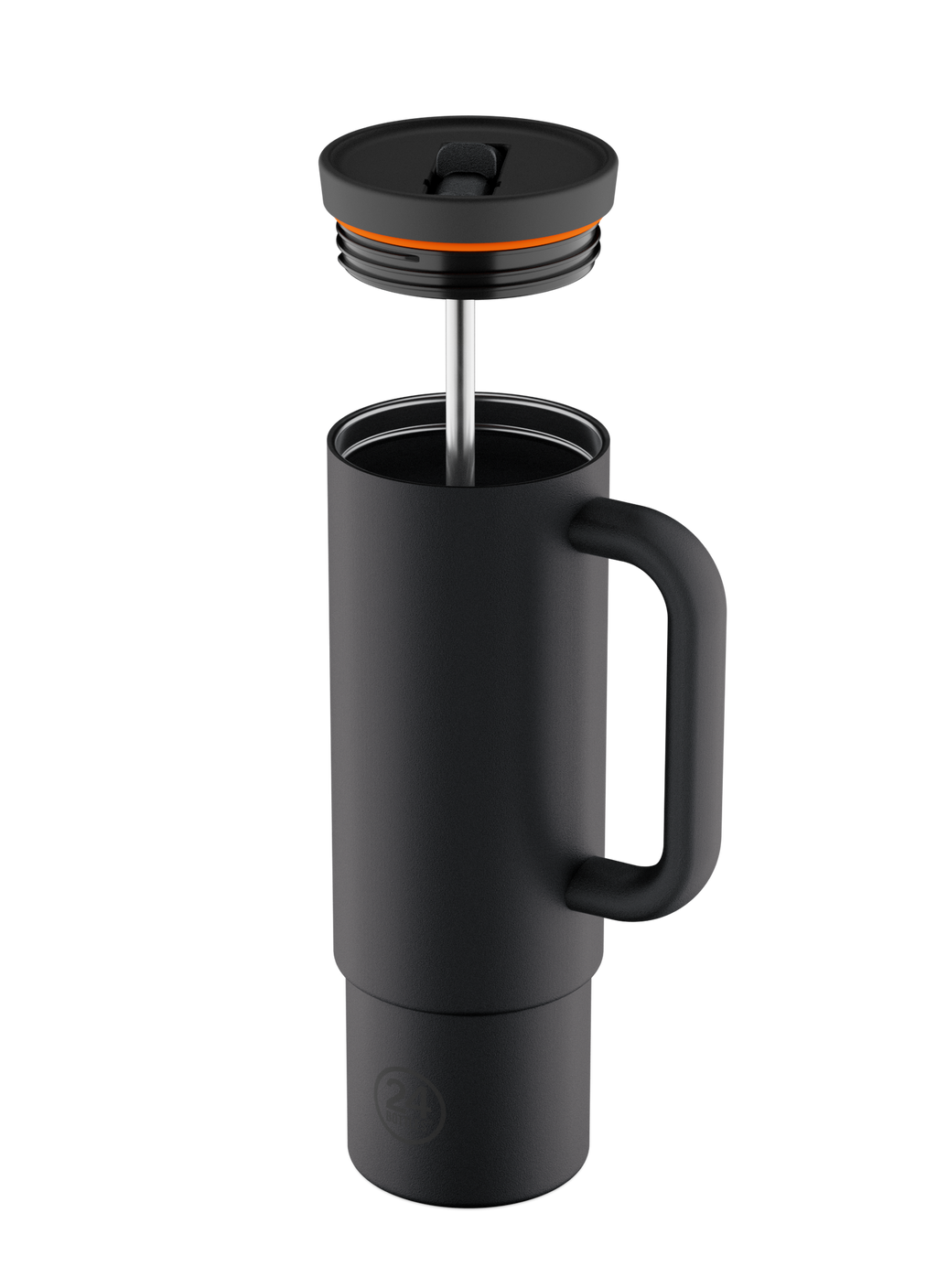 Straw Cup | Tuxedo Black - 800 ml