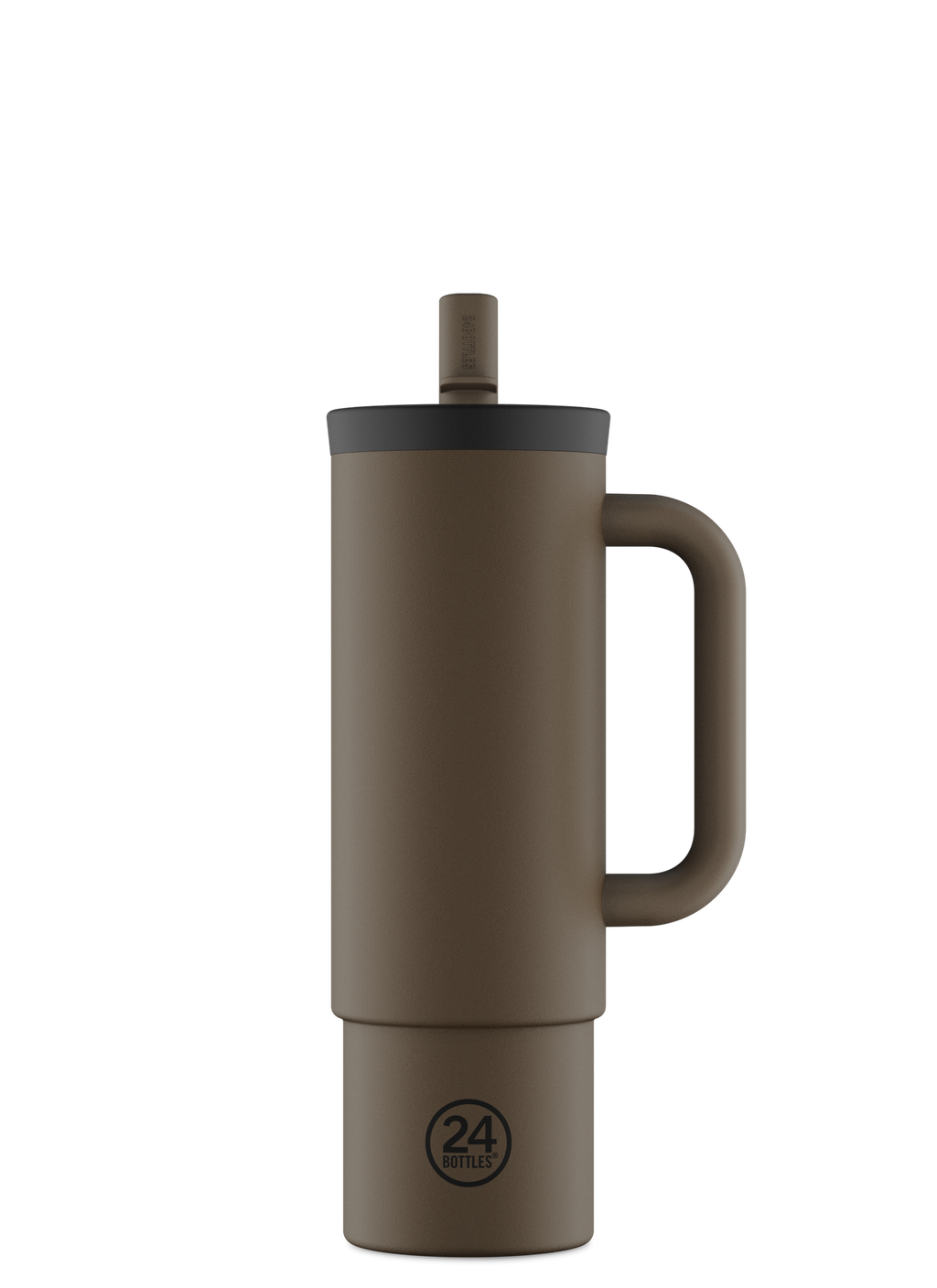 Strohhalmbecher | Mokka - 800 ml