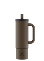 Strohhalmbecher | Mokka - 800 ml