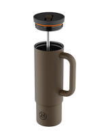 Strohhalmbecher | Mokka - 800 ml