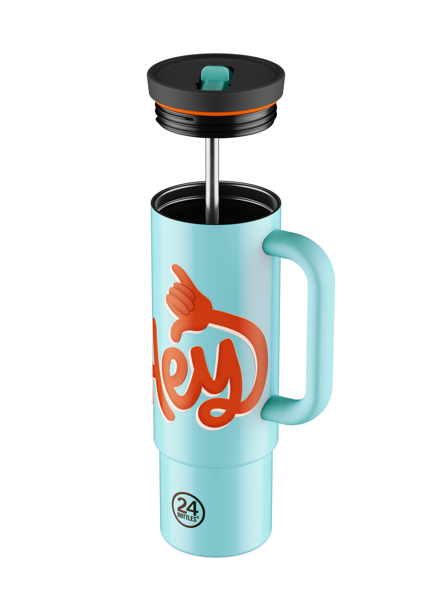 Straw Cup | Hey! Blue - 800 ml