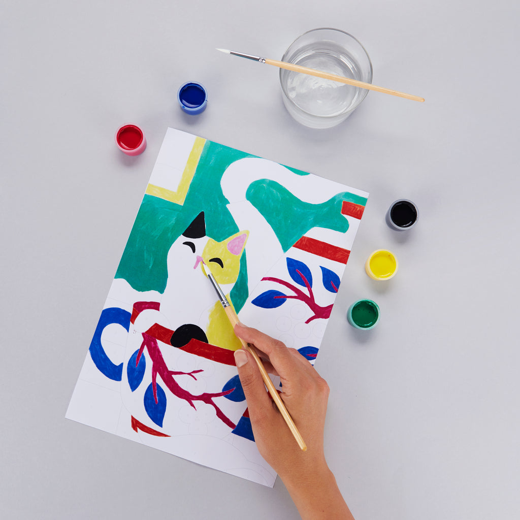 Kit de peinture au numéro L'Hiver