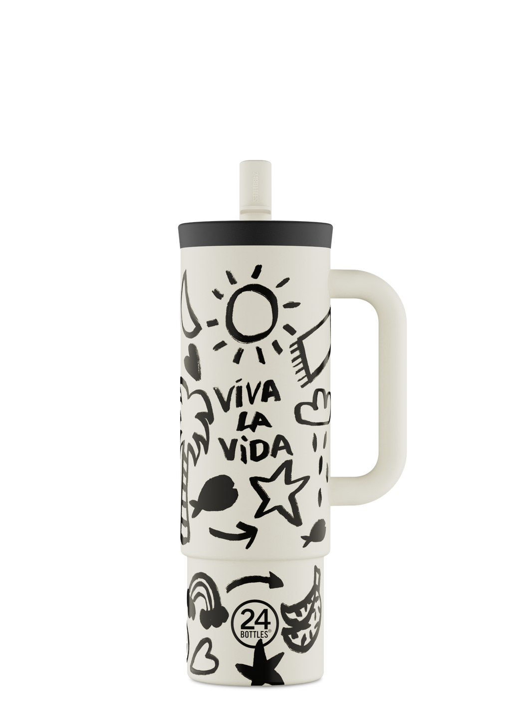 Trinkhalmbecher | Viva la Vida - 800 ml