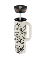 Trinkhalmbecher | Viva la Vida - 800 ml