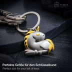 Oggetto regalo di design – porte cles licorne sleepy fabach 