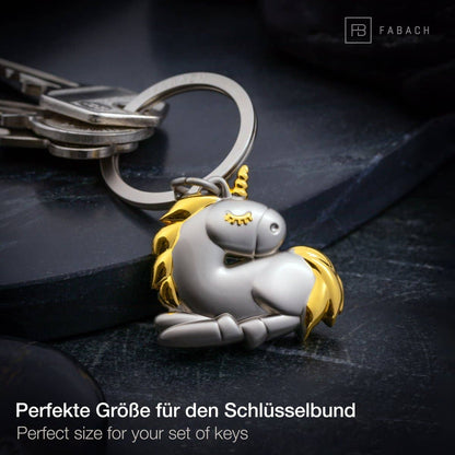 “Sleepy” Unicorn Keychain