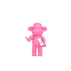 Ornement - Figurine Singe Hang Loose 'La Légende' - Polyrésine - Rose - 20,5x13,5x35cm | Objetos de diseño y regalos originales
