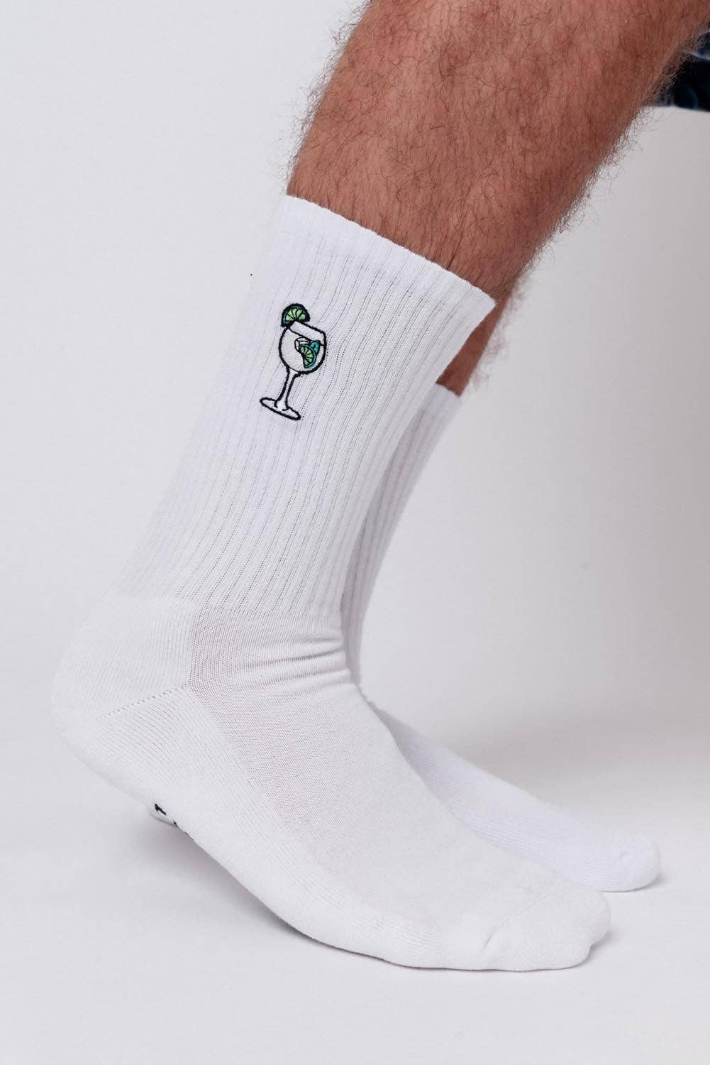 Chaussettes brodées Hugo Spritz | Oggetti di design e regali originali