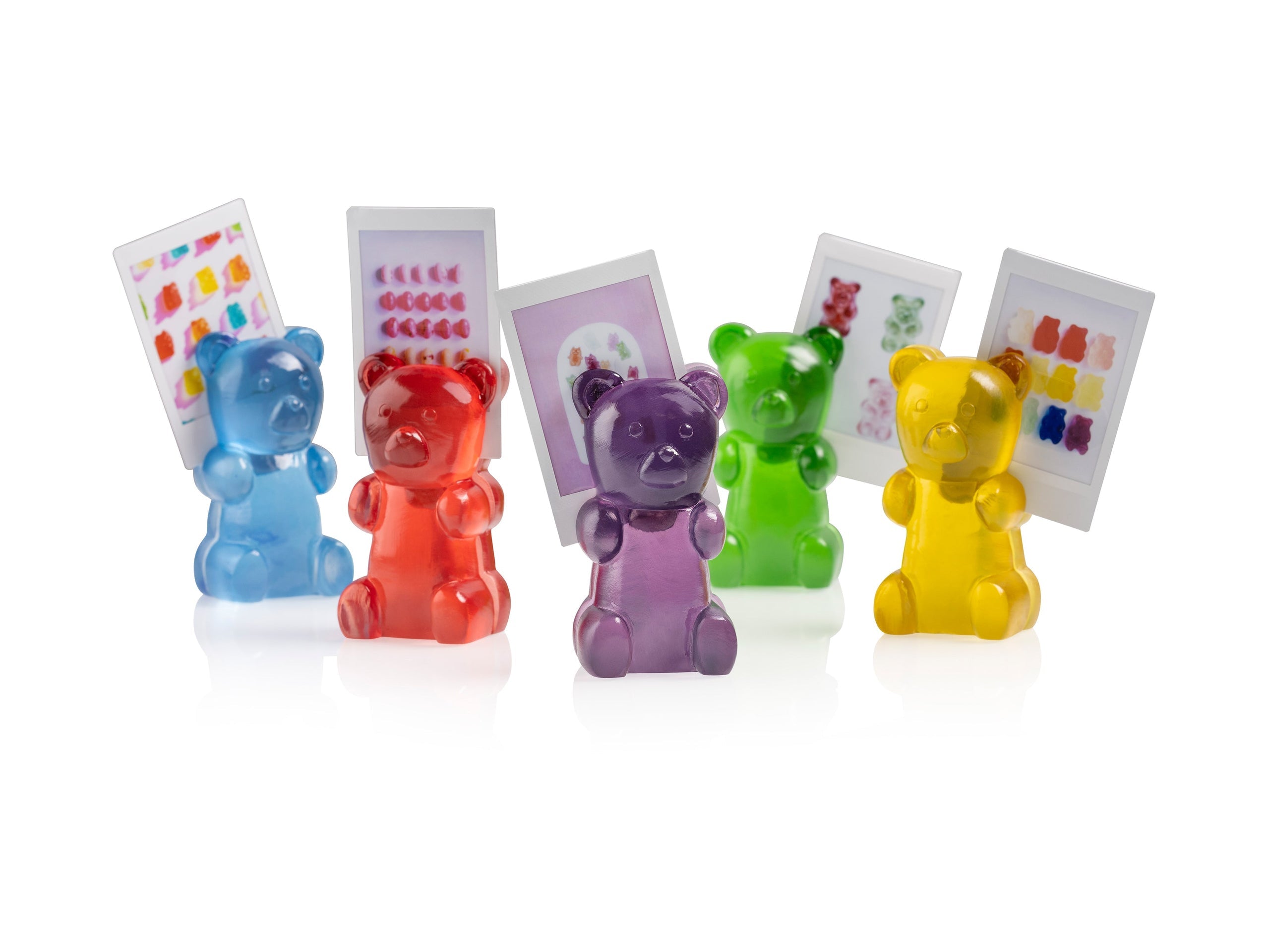 Candy Bear Magnetic Photo Holder Red