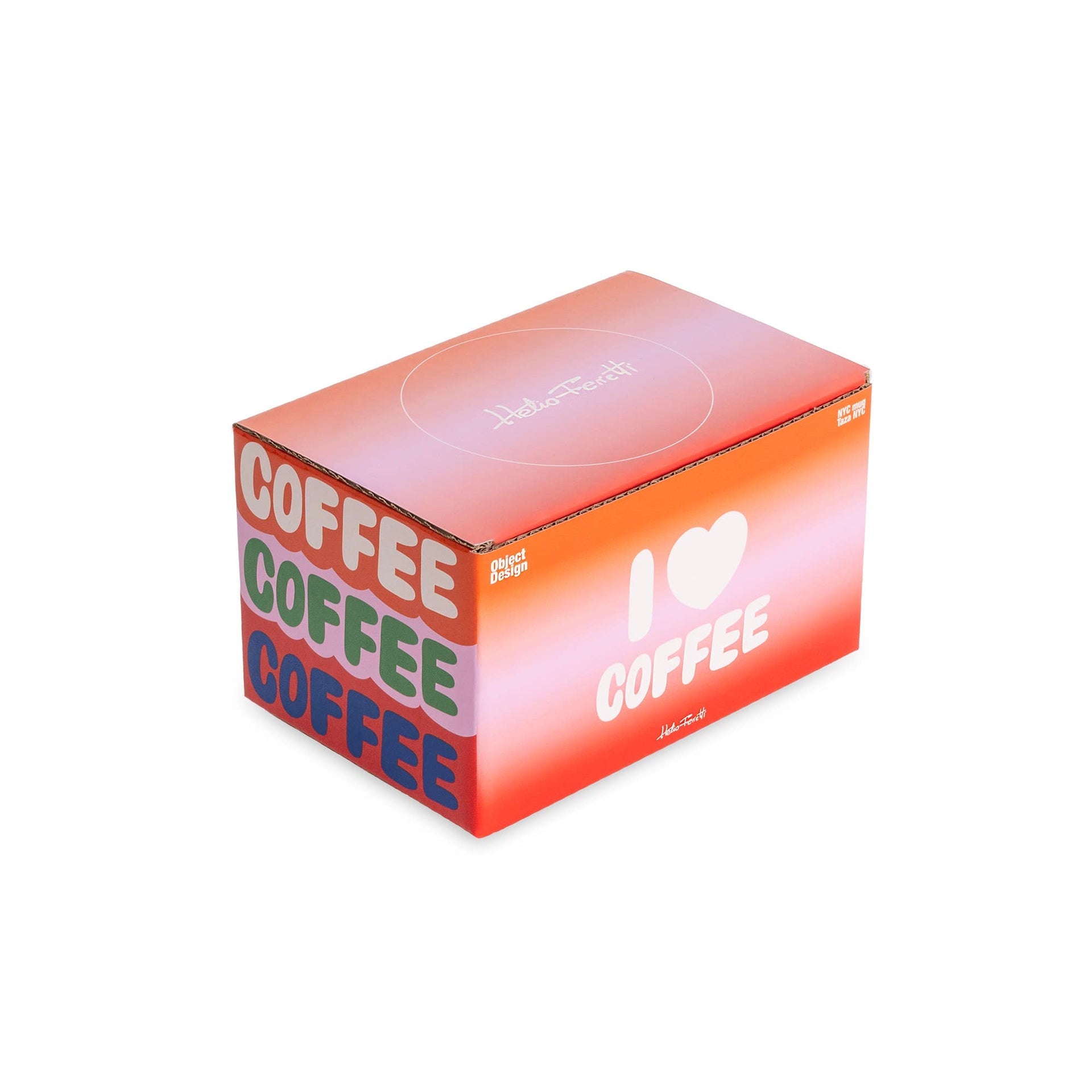 Mug à Café Rouge Helio Ferretti Vue 4