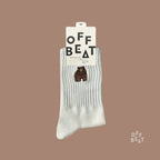 Chaussettes brodées ours