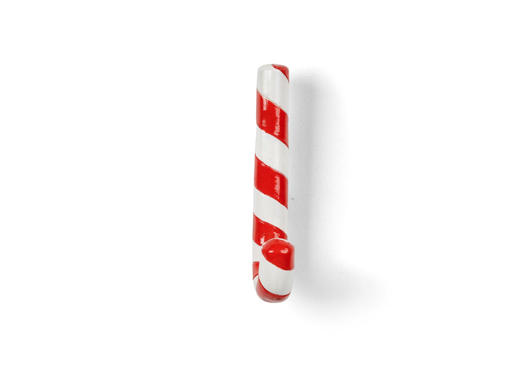 Zuckerstangen-Wandhaken Rot