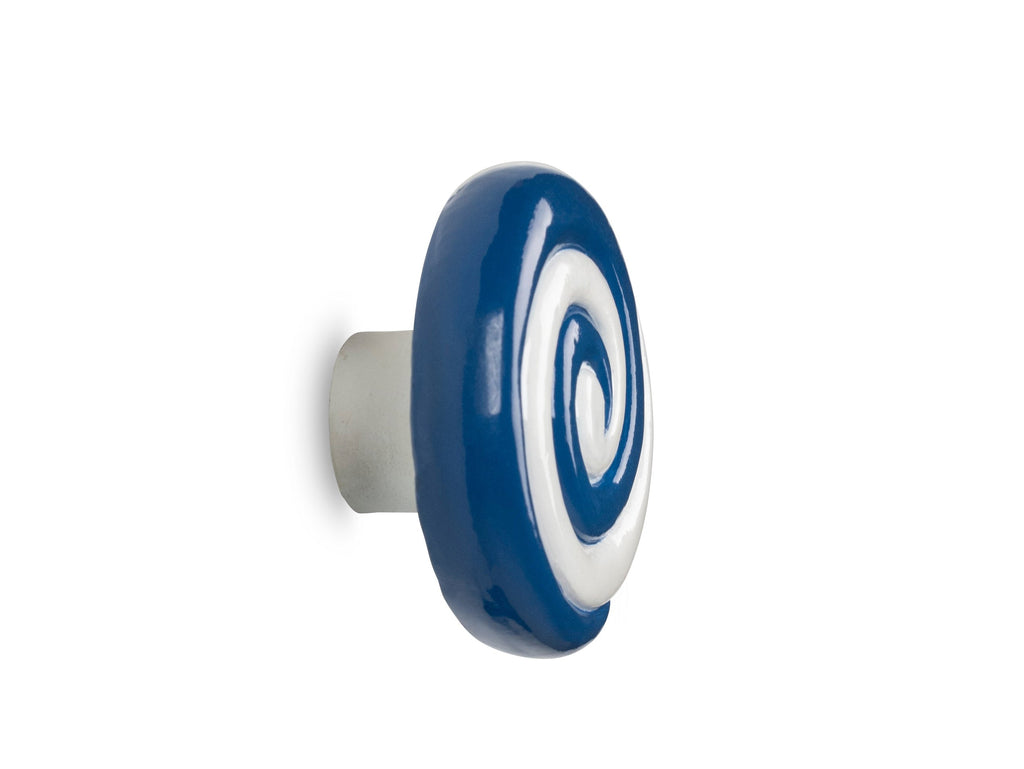 Candy Swirl Wandhaken Blau
