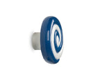 Candy Swirl Wandhaken Blau