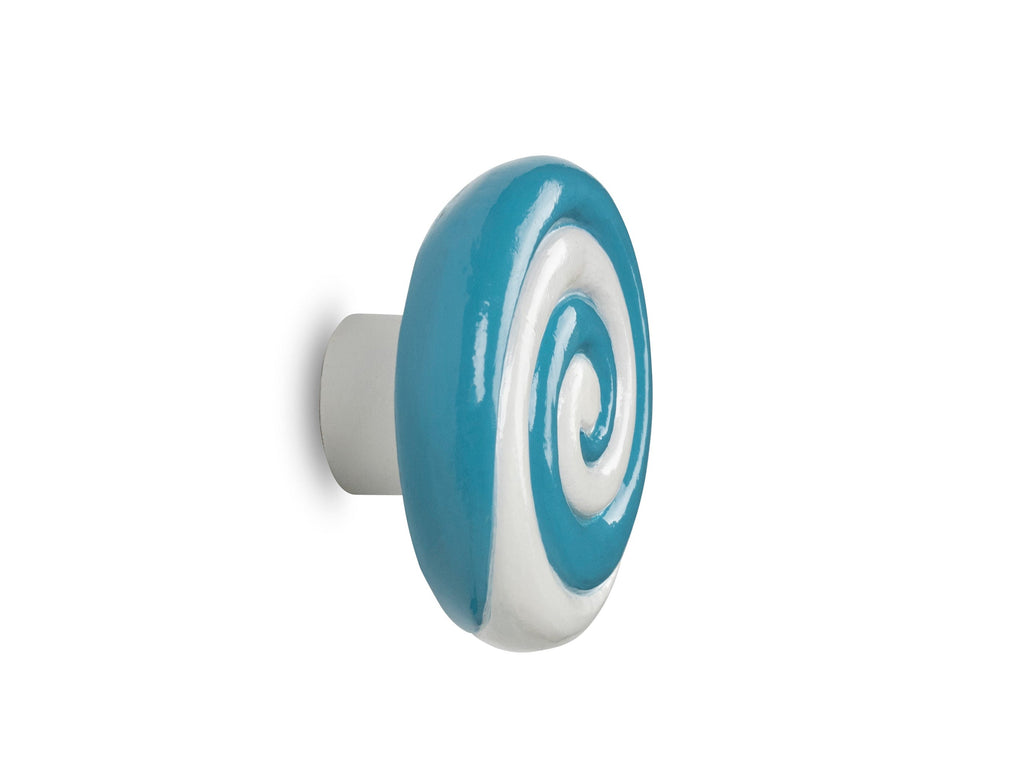 Wandhaken Candy Swirl Türkis