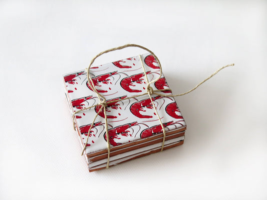 Gamba Design ceramic coasters