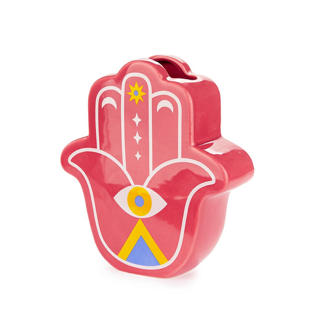 Vase Lucky Hand rouge