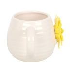 Runde Tasse „Hello Sunshine“ mit 3D-Sonnenblume