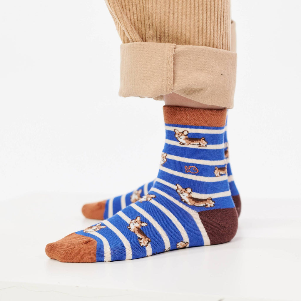 Chaussettes Enfant animaux - Corgi