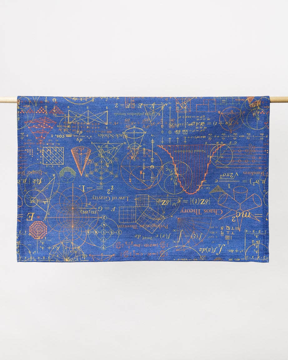 Oggetto regalo di design – Torchon "Équations Qui Ont Changé le Monde" – produit scientifique Cognitive Surplus EU, vue 3