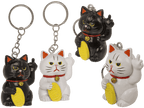 Porte-clés en métal – Angry chat