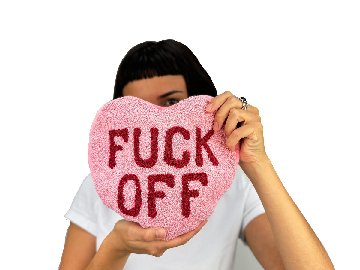 Bouillotte Huggable Cœur « Fuck Off » – Bitten