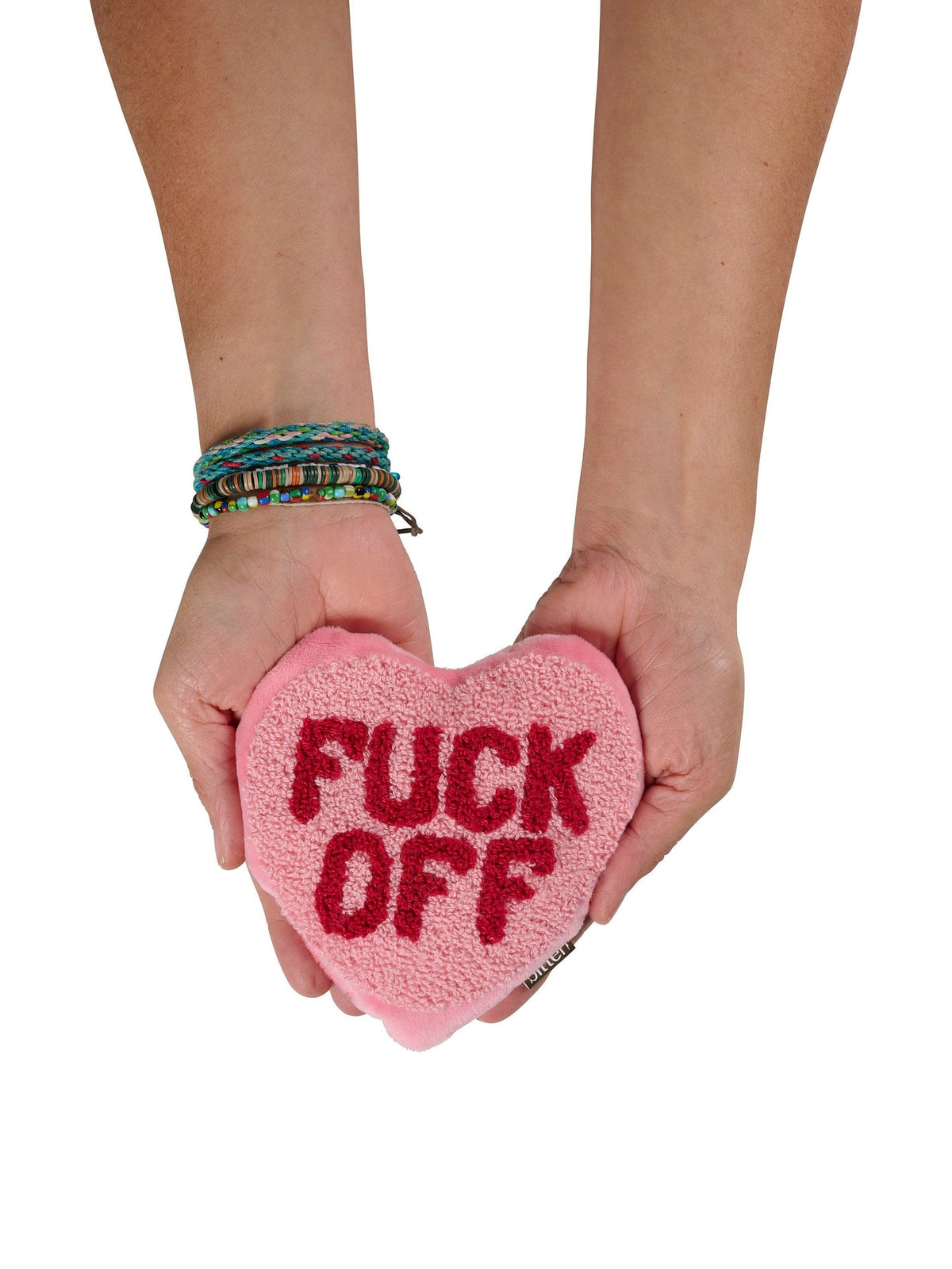 Bouillotte Pocket Pal Cœur « Fuck Off » – Bitten