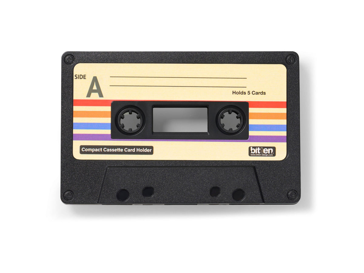 Porte-Cartes Cassette Noir
