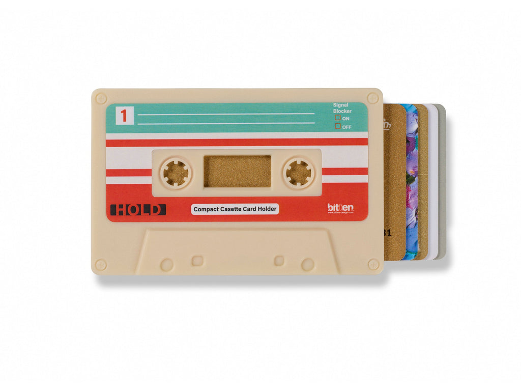 Porte-Cartes Cassette Crème – Bitten
